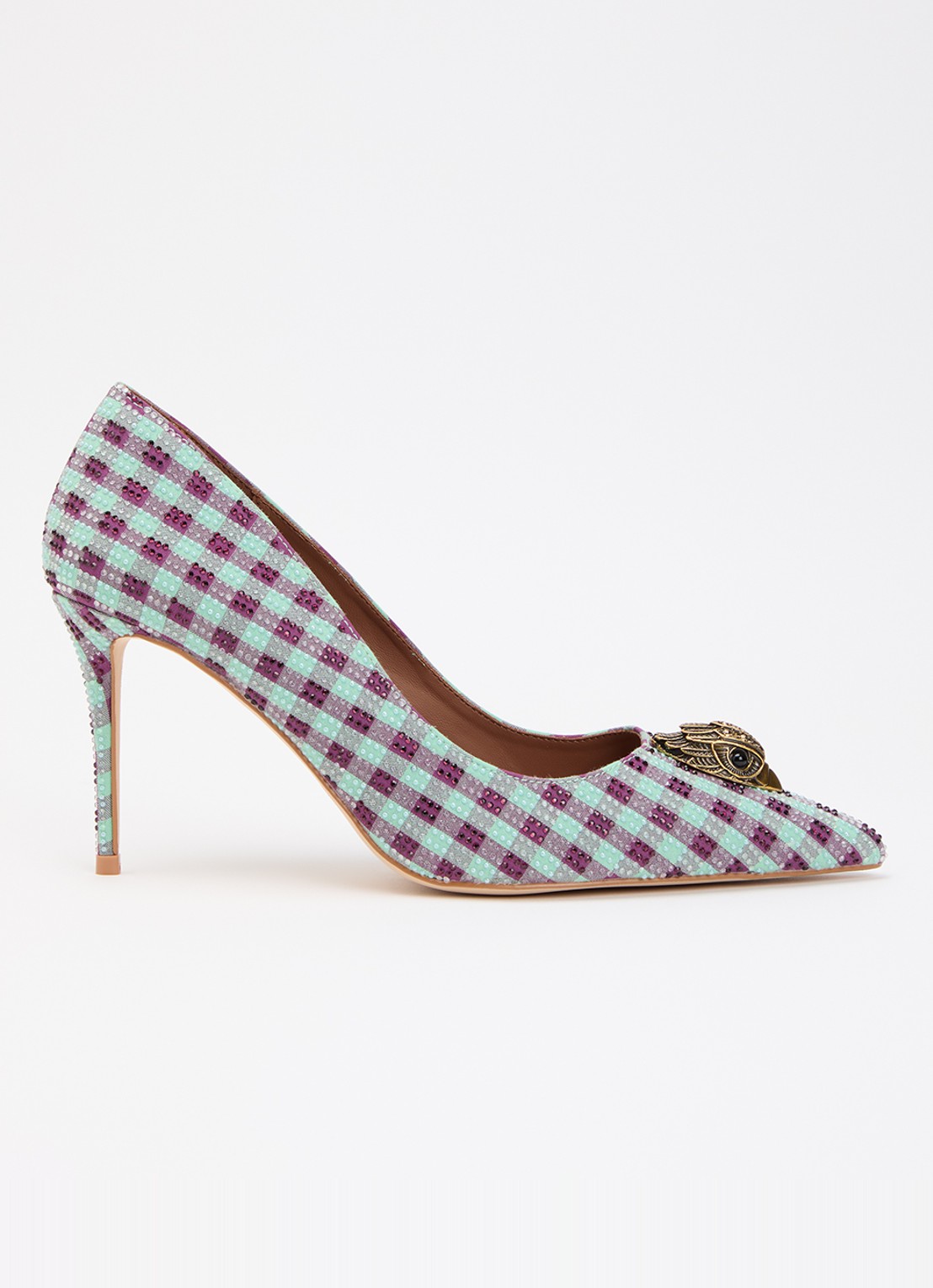 Kurt Geiger Belgravia pump met strass - voorkant multicolor