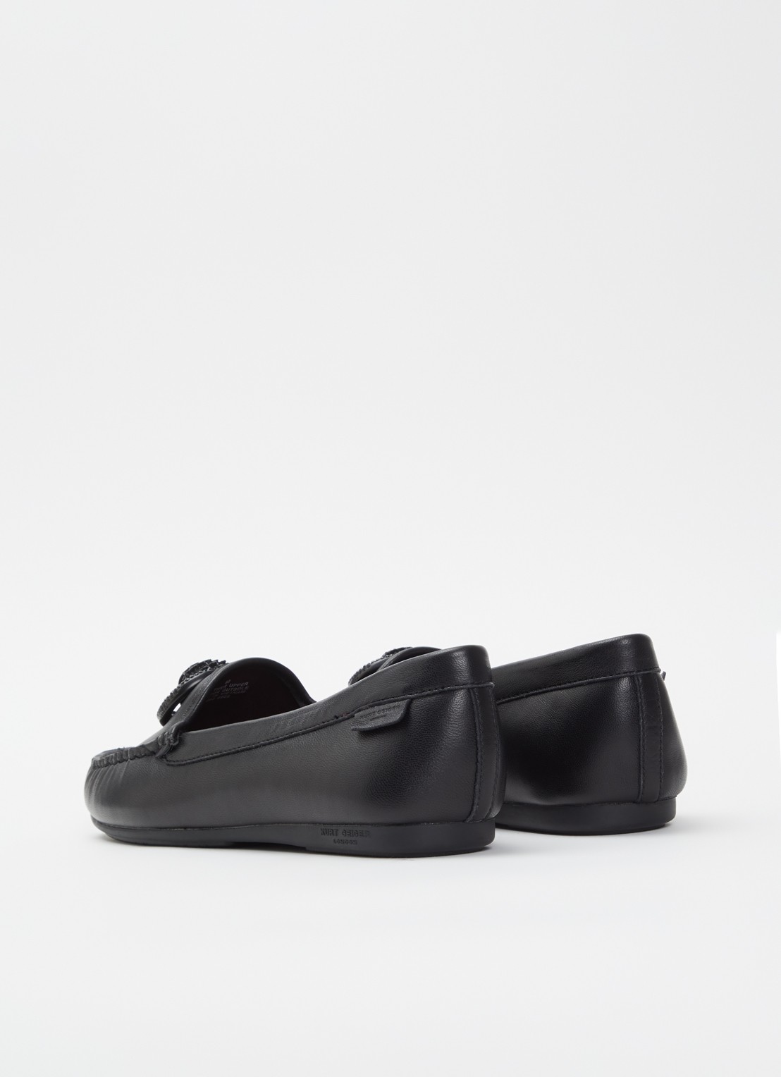 Kurt Geiger Chelsea mocassin van leer - achterkant 2 zwart