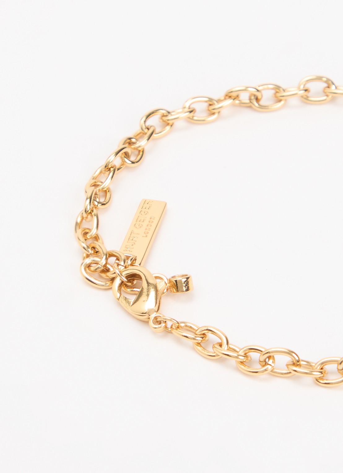 Kurt Geiger Christal Heart armband met kristal - detail groen