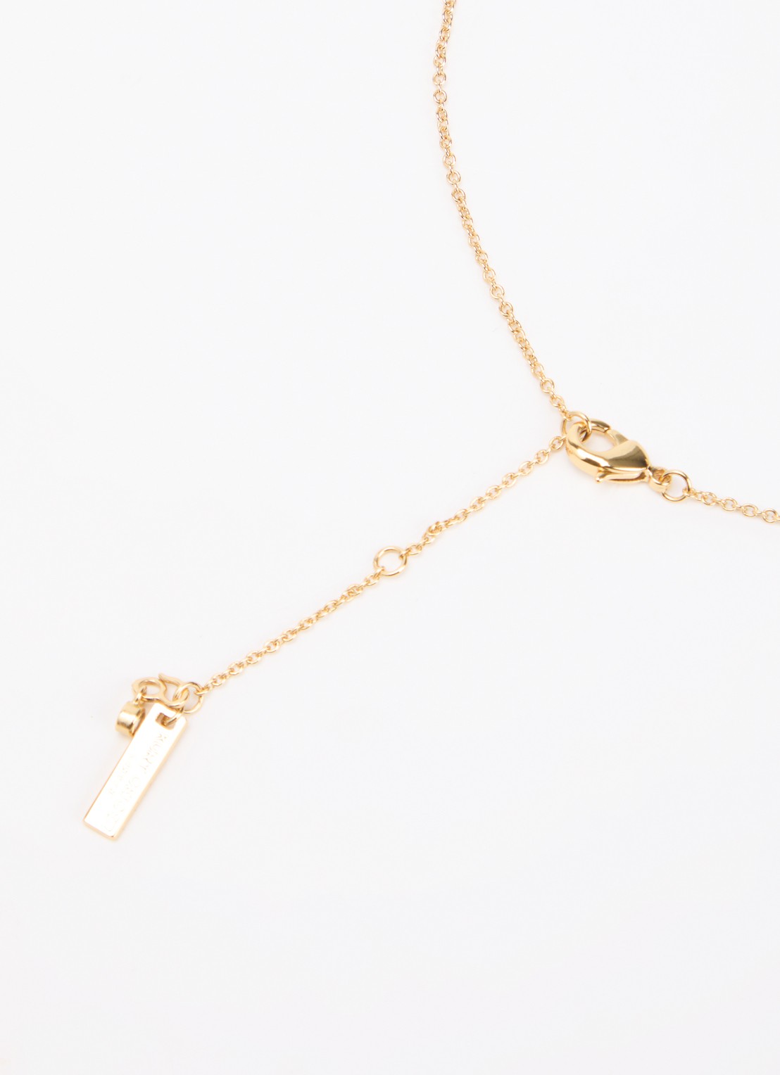 Kurt Geiger Crystal Heart ketting met kristal - detail 4 wit