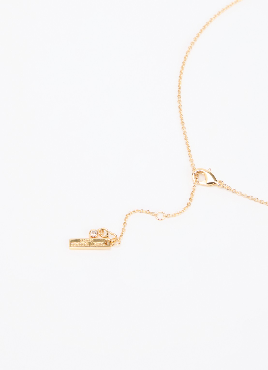 Kurt Geiger Crystal Heart ketting met kristal - detail 4 groen