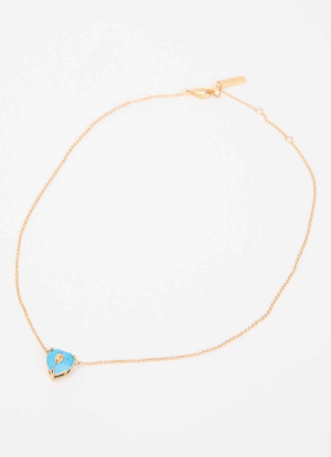 Kurt Geiger Crystal Heart ketting met kristal - detail 3 goud