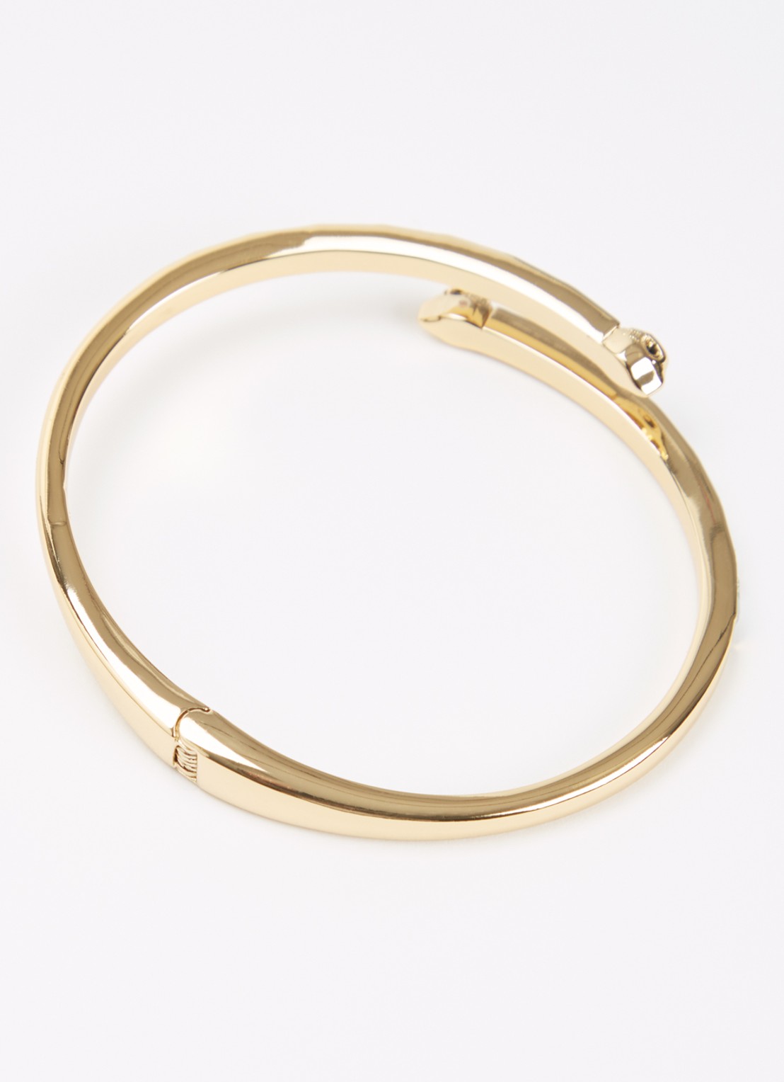 Kurt Geiger Eagle Bagette bangle met kristal - detail 3 wit