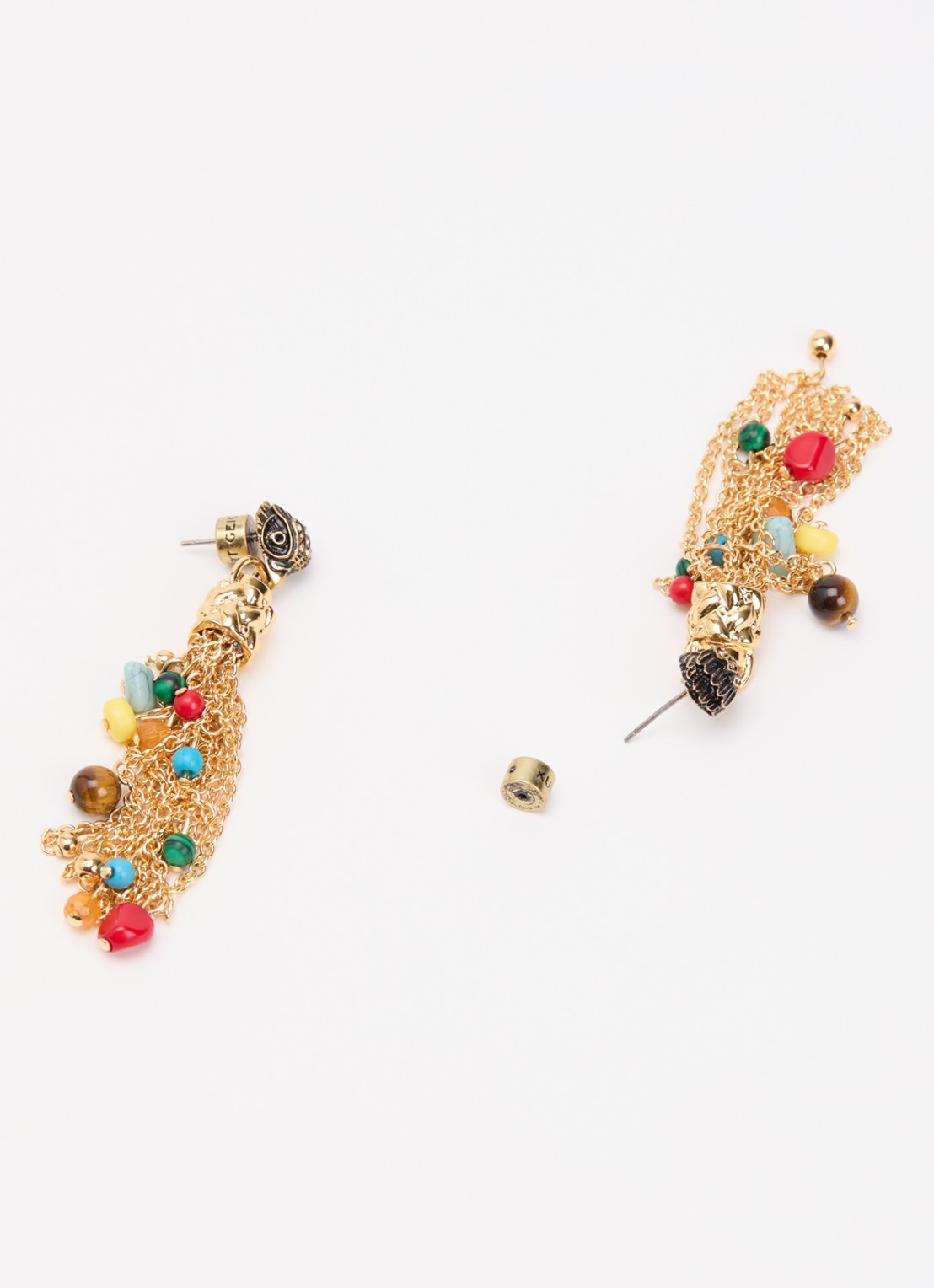 Kurt Geiger Eagle Tassel oorstekers met kristal - detail 3 goud