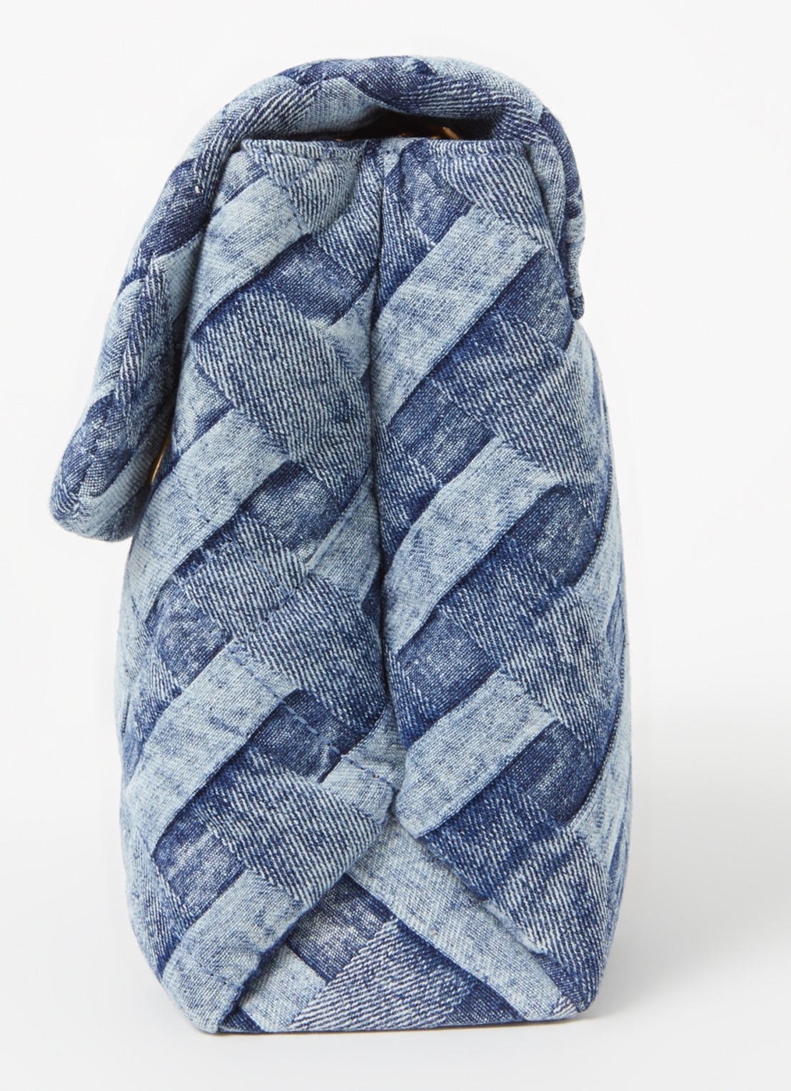 Kurt Geiger Kensington Large schoudertas van denim - detail 6 denim