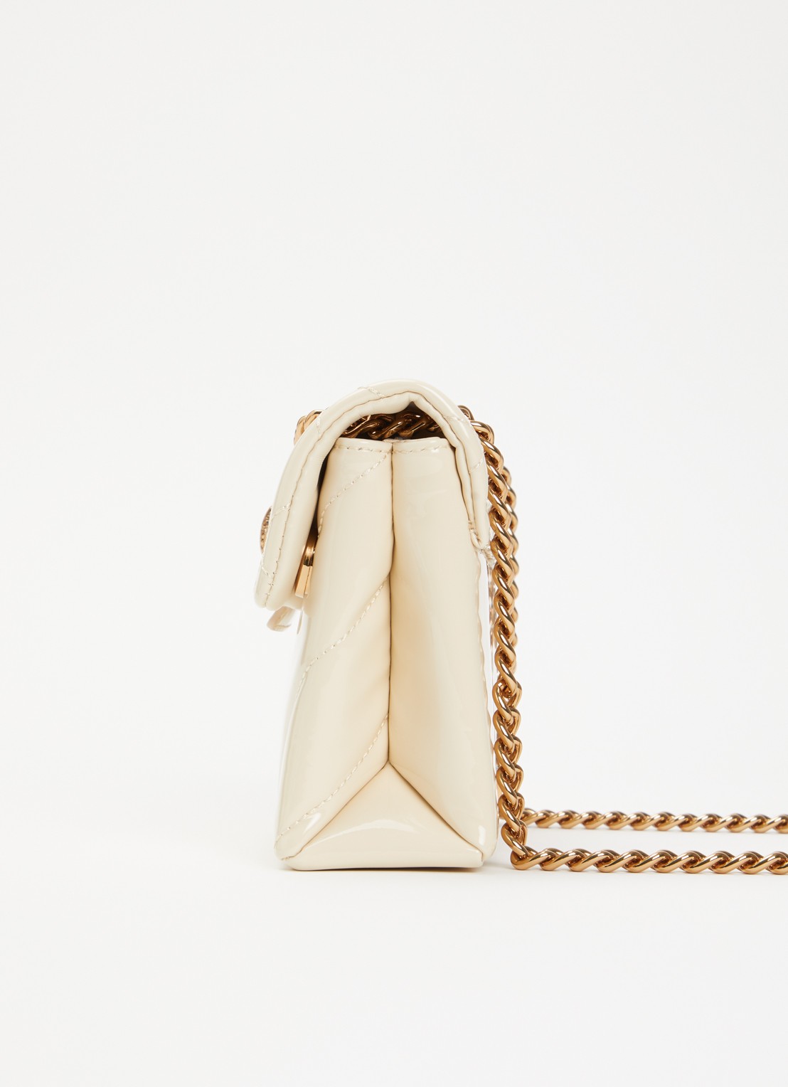 Kurt Geiger Kensington Mini crossbodytas van lakleer - detail 3 gebroken wit
