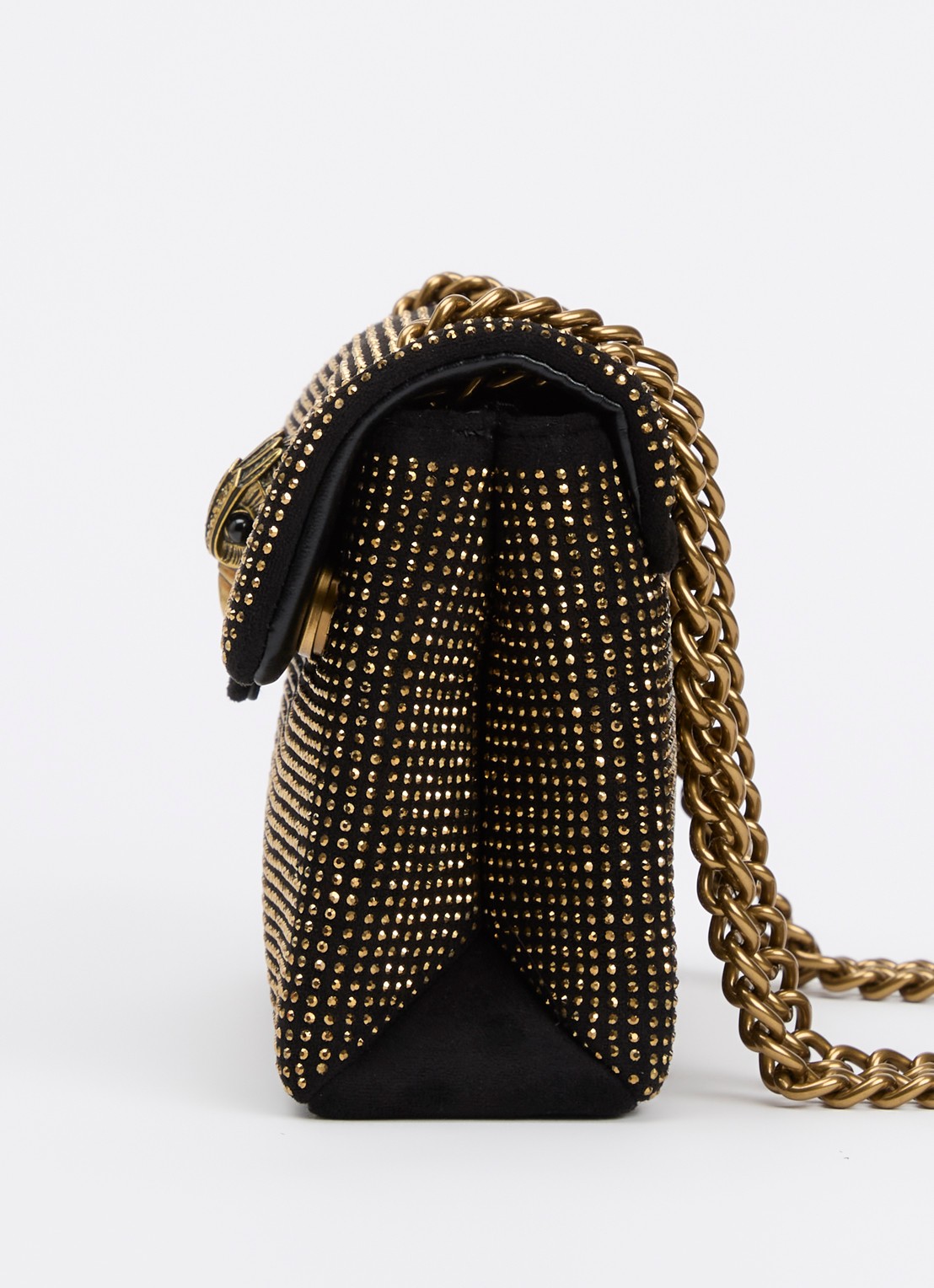 Kurt Geiger Kensington Mini schoudertas met strass - detail 3 brons