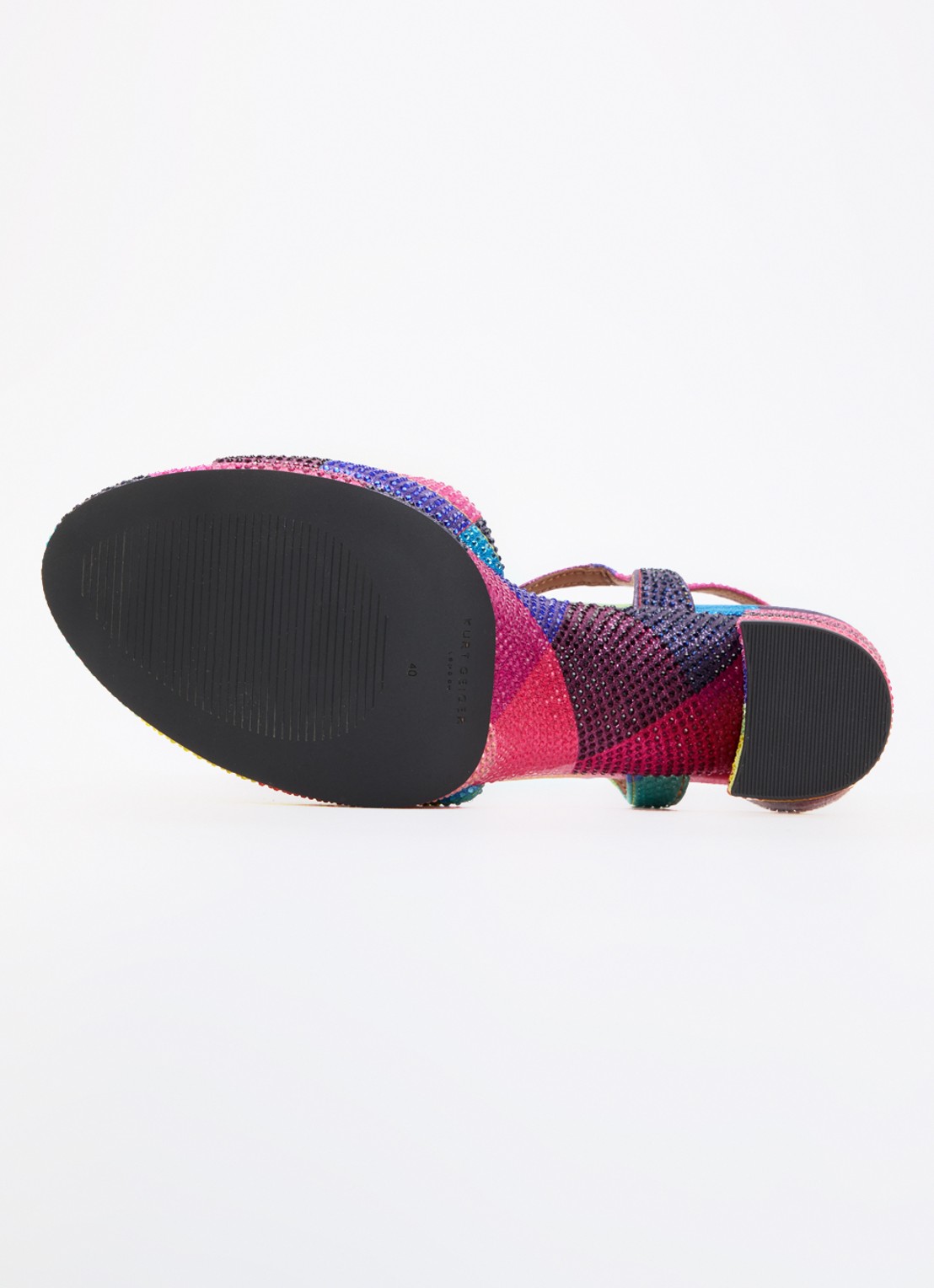 Kurt Geiger Kensington sandalette met strass  - detail 3 roze