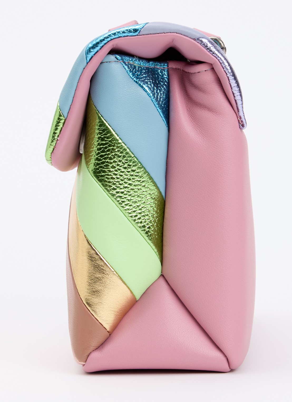 Kurt Geiger Kensington schoudertas L van leer met verstelbare schouderriem - detail 4 multicolor