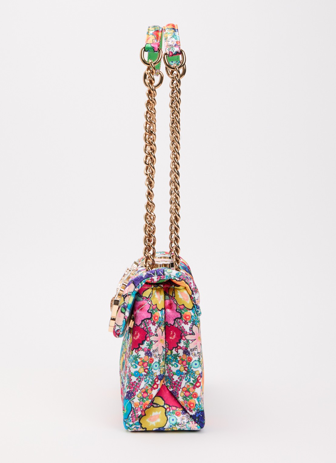Kurt Geiger Kensington schoudertas met bloemenprint - detail 2 multicolor