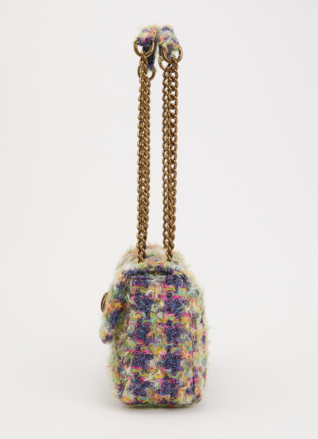 Kurt Geiger Kensington schoudertas met tweed-look en strass - detail 3 multicolor