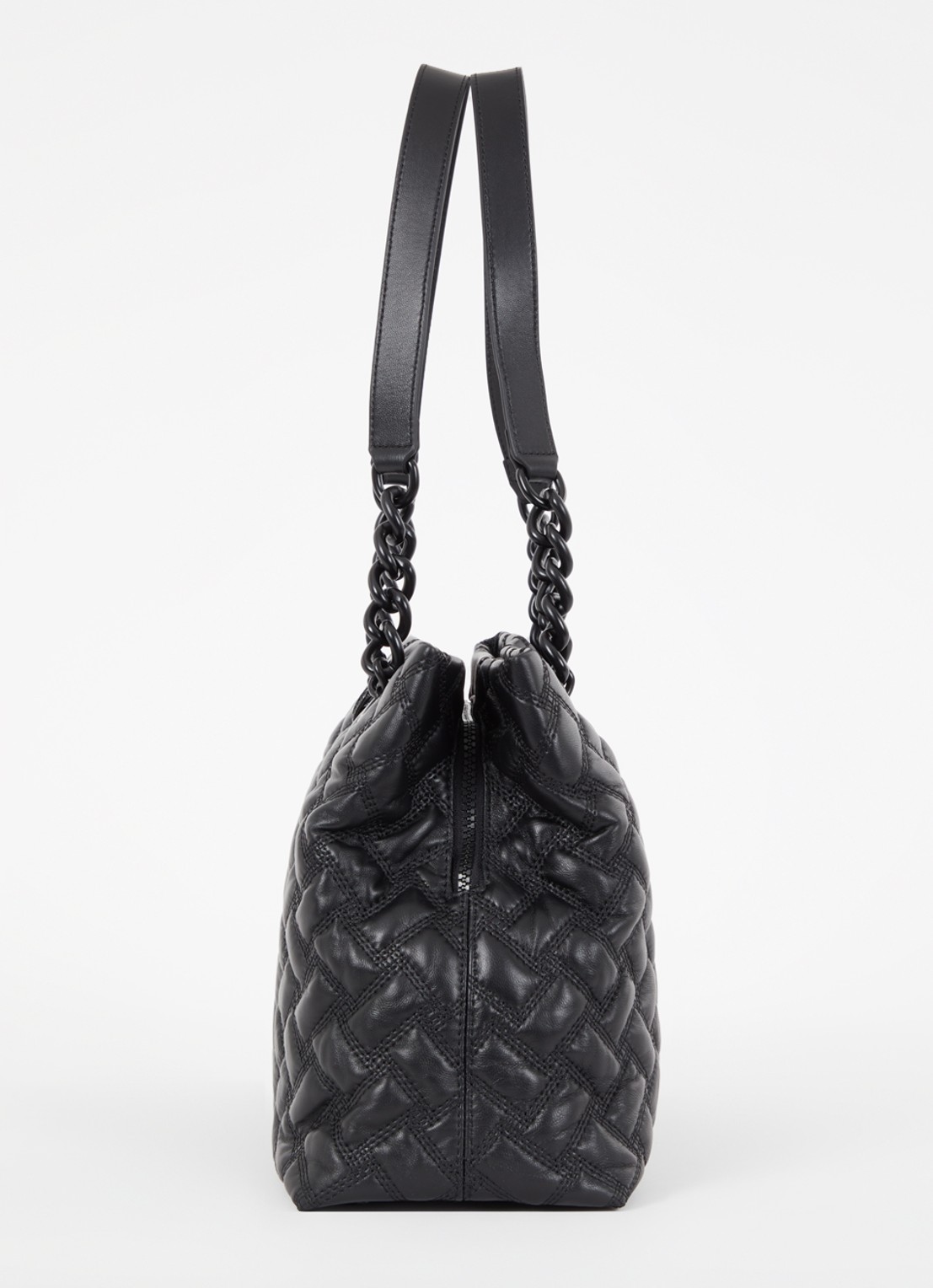 Kurt Geiger Kensington schoudertas van quilted lamsleer - detail 5 zwart