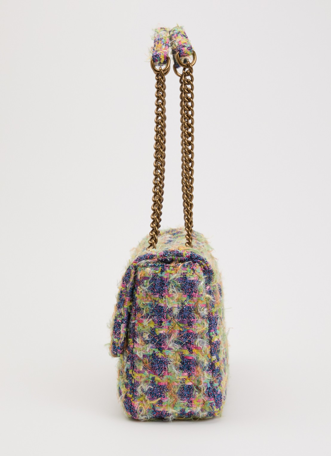 Kurt Geiger Kensington XXL schoudertas met tweed-look - detail 3 multicolor