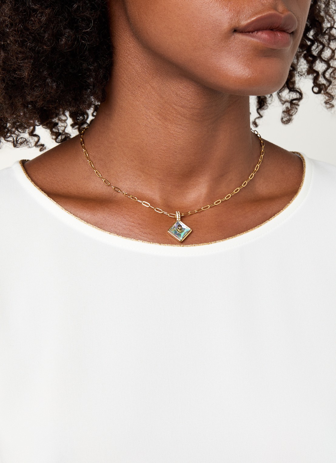 Kurt Geiger Ketting met hanger - voorkant 2 multicolor