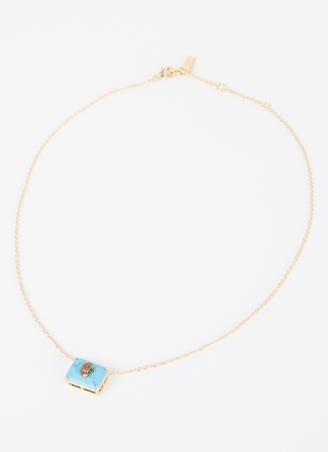 Kurt Geiger Ketting met hanger - detail 3 turquoise