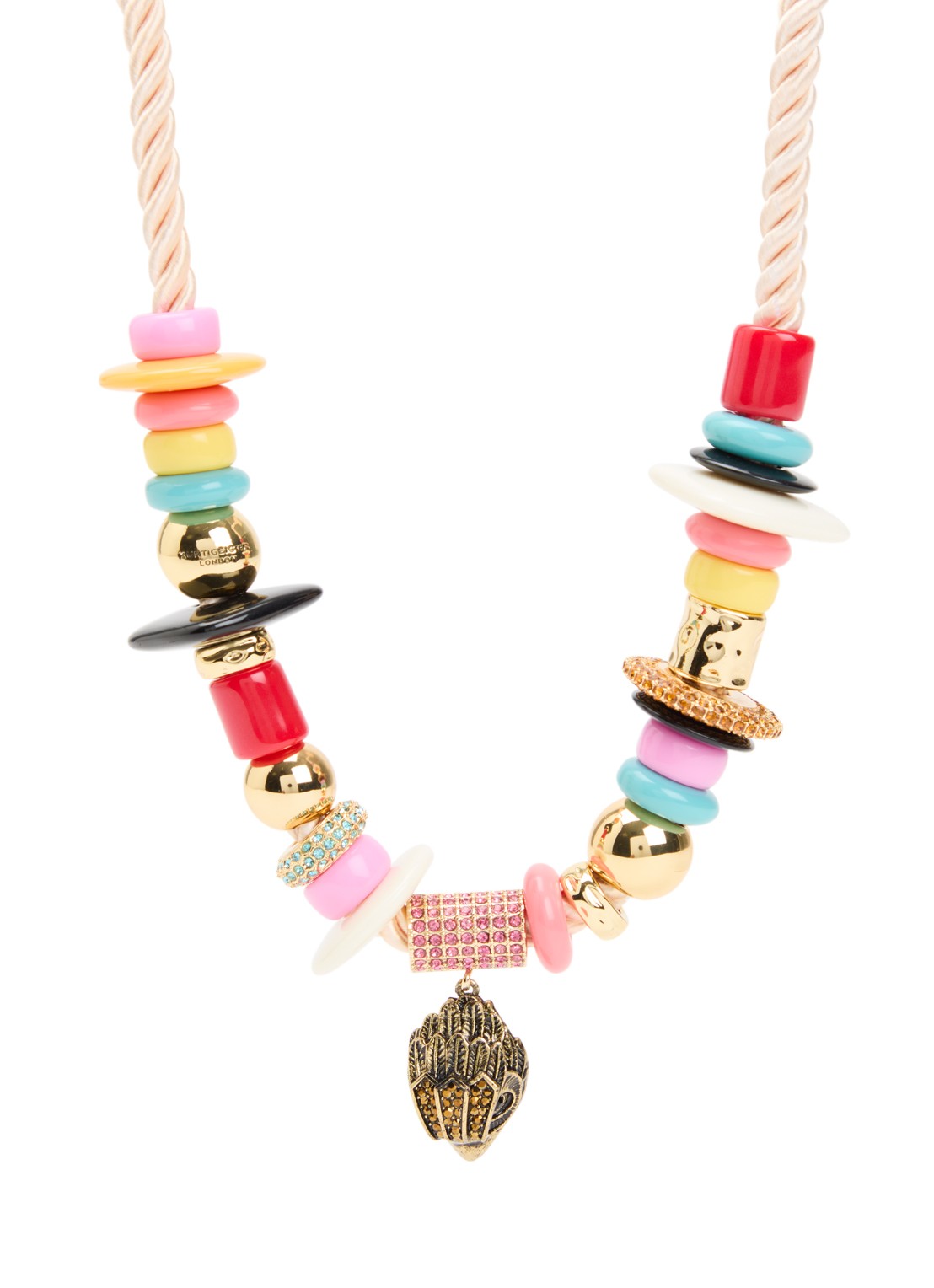 Kurt Geiger Ketting met hanger - voorkant 3 multicolor