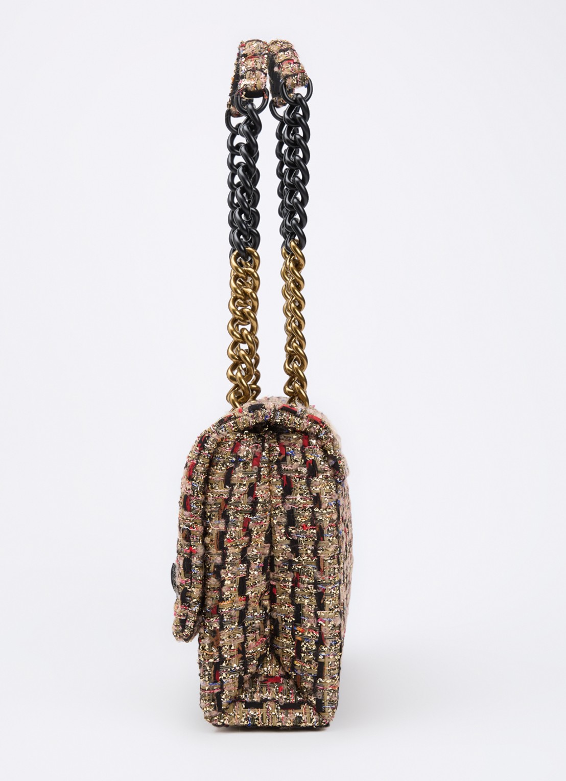 Kurt Geiger Large Kensington schoudertas met tweed-look - detail 6 goud