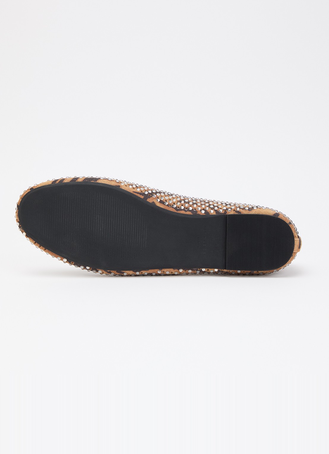 Kurt Geiger Mayfair ballerina van suède met strass - detail 5 camel