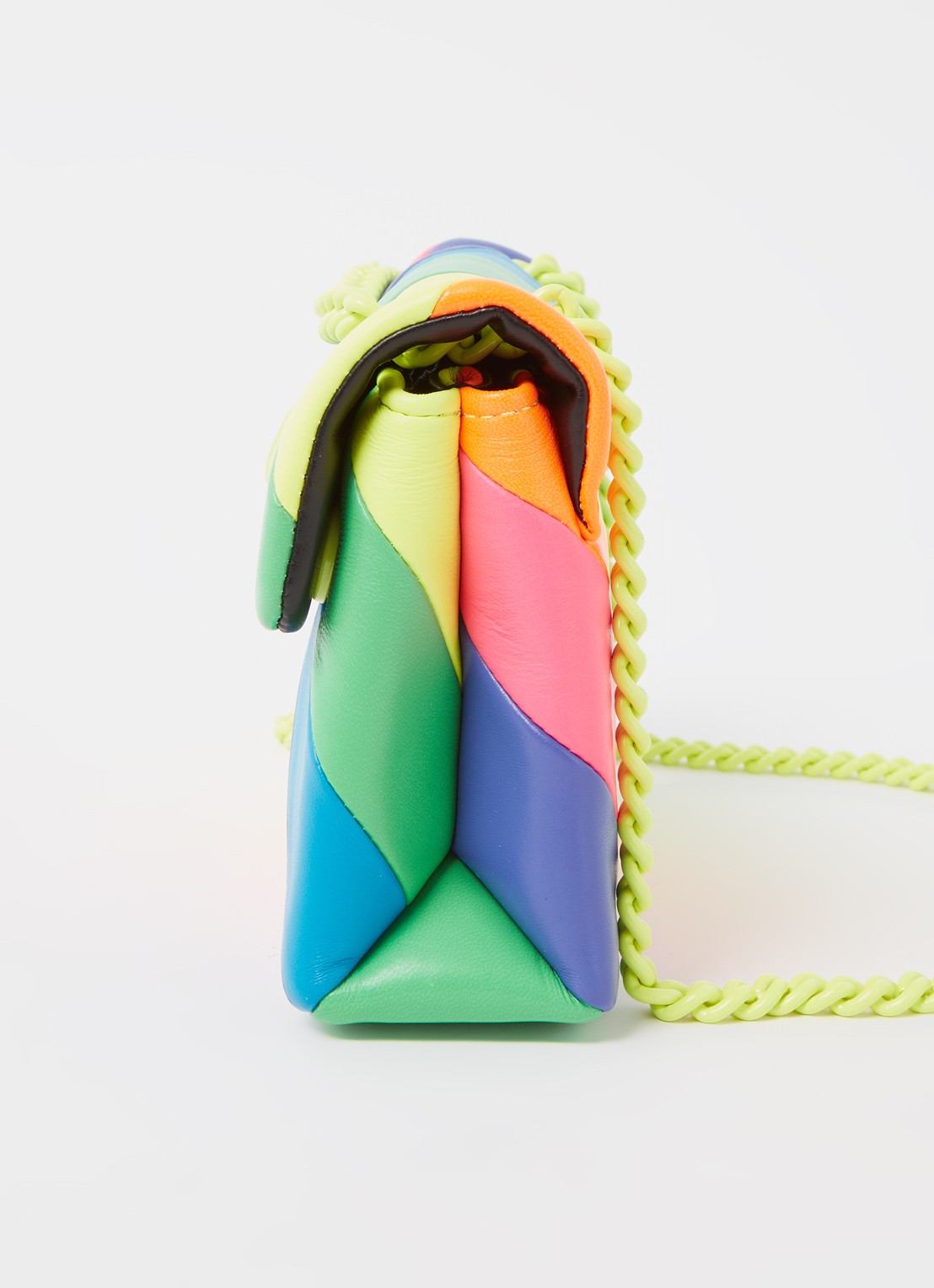Kurt Geiger Mini Kensington crossbodytas van leer - detail 3 multicolor