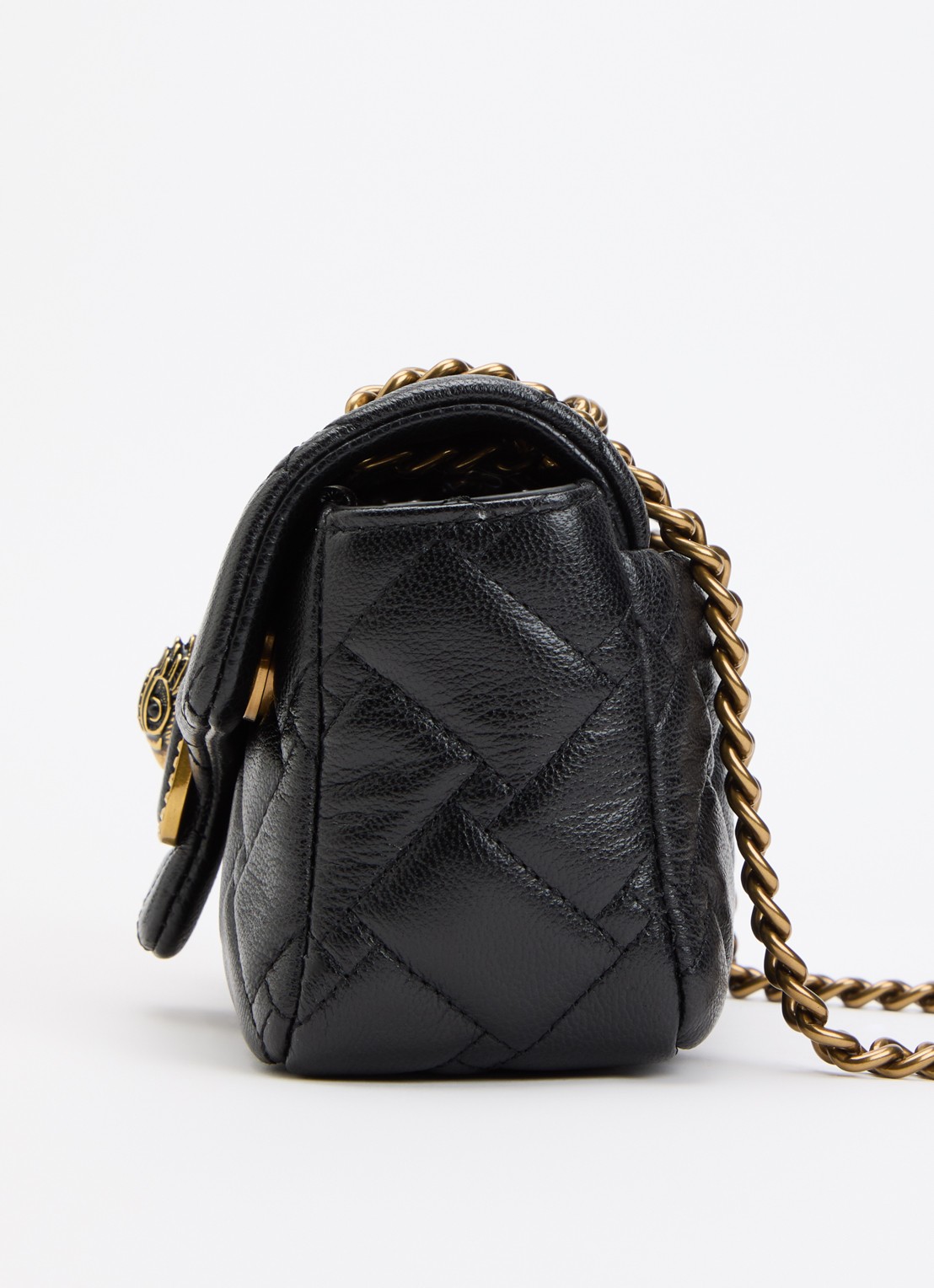 Kurt Geiger Mini Pimlico schoudertas van leer met afneembare schouderriem - detail 2 zwart