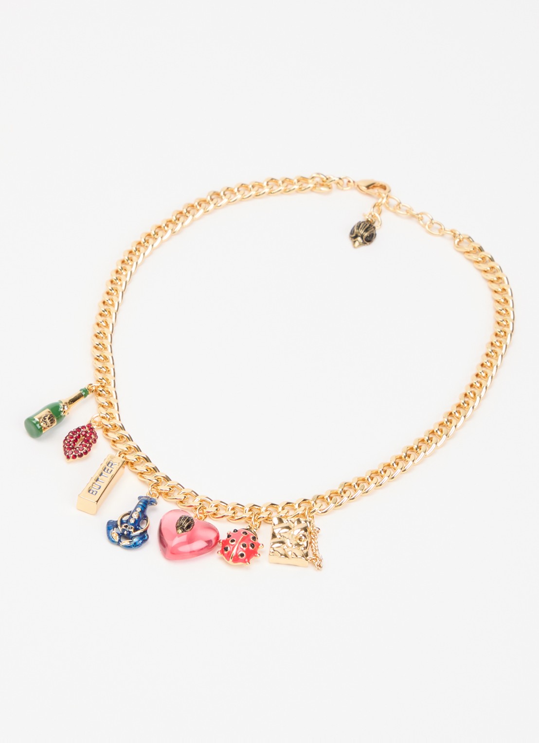 Kurt Geiger Novelty ketting met hanger - detail goud
