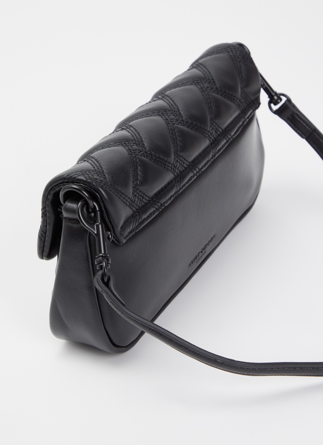 Kurt Geiger Pickle Drench schoudertas van quilted lamsleer - achterkant 4 zwart