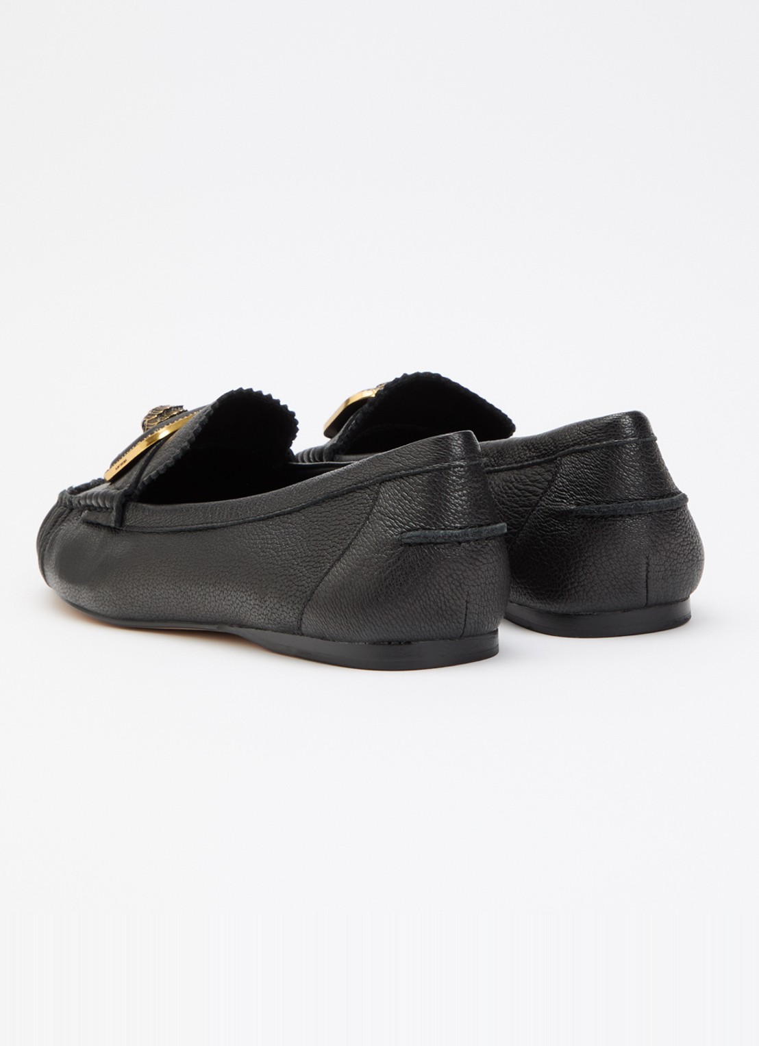 Kurt Geiger Pimlico loafer van leer - achterkant 5 zwart