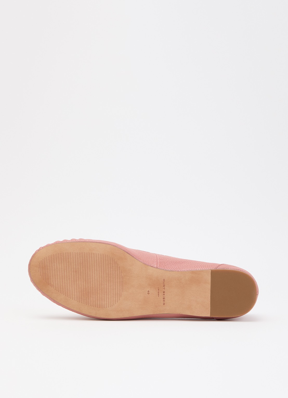 Kurt Geiger Pimlico loafer van leer - detail 5 oudroze