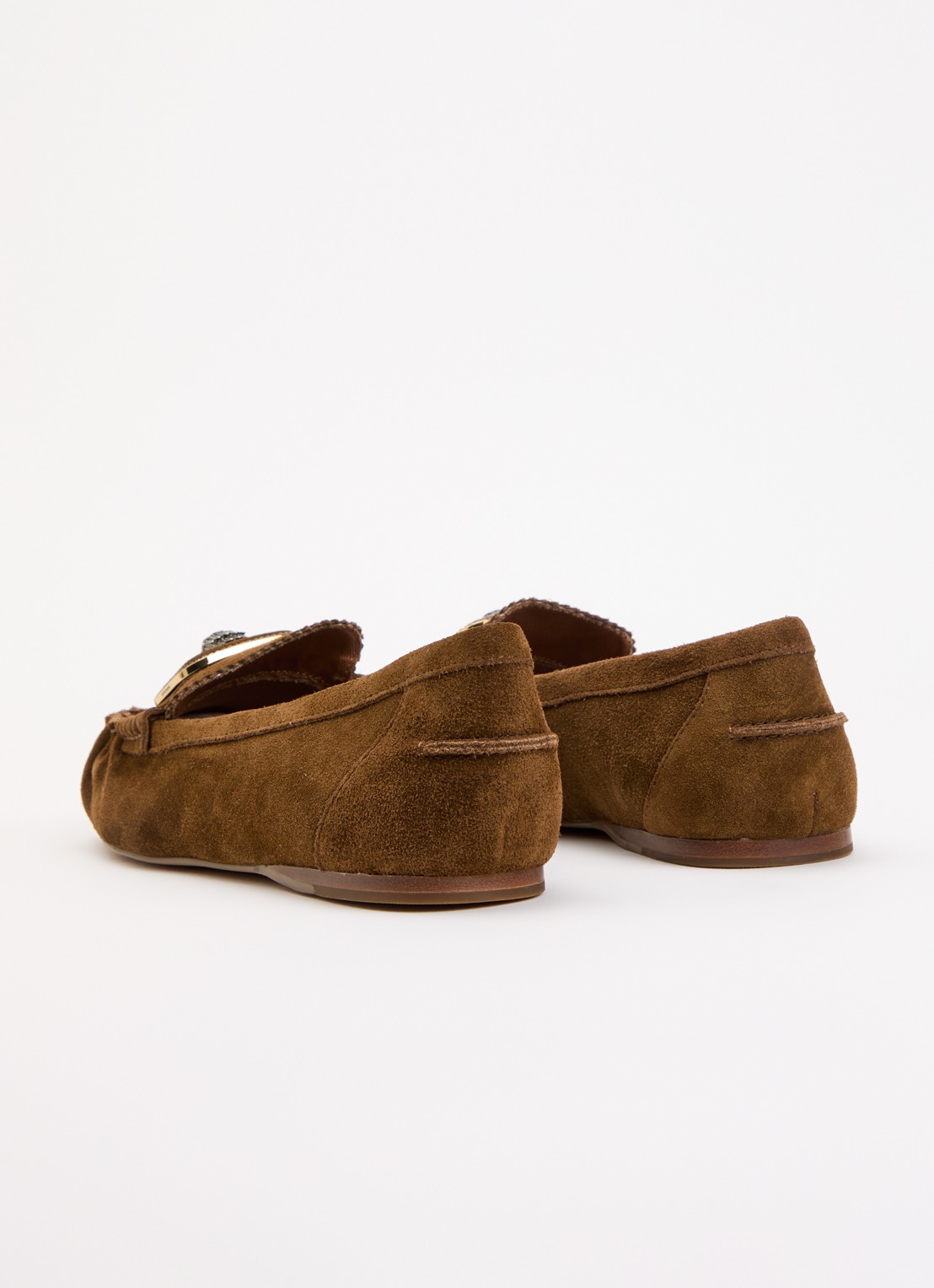 Kurt Geiger Pimlico loafer van suède - achterkant 2 bruin