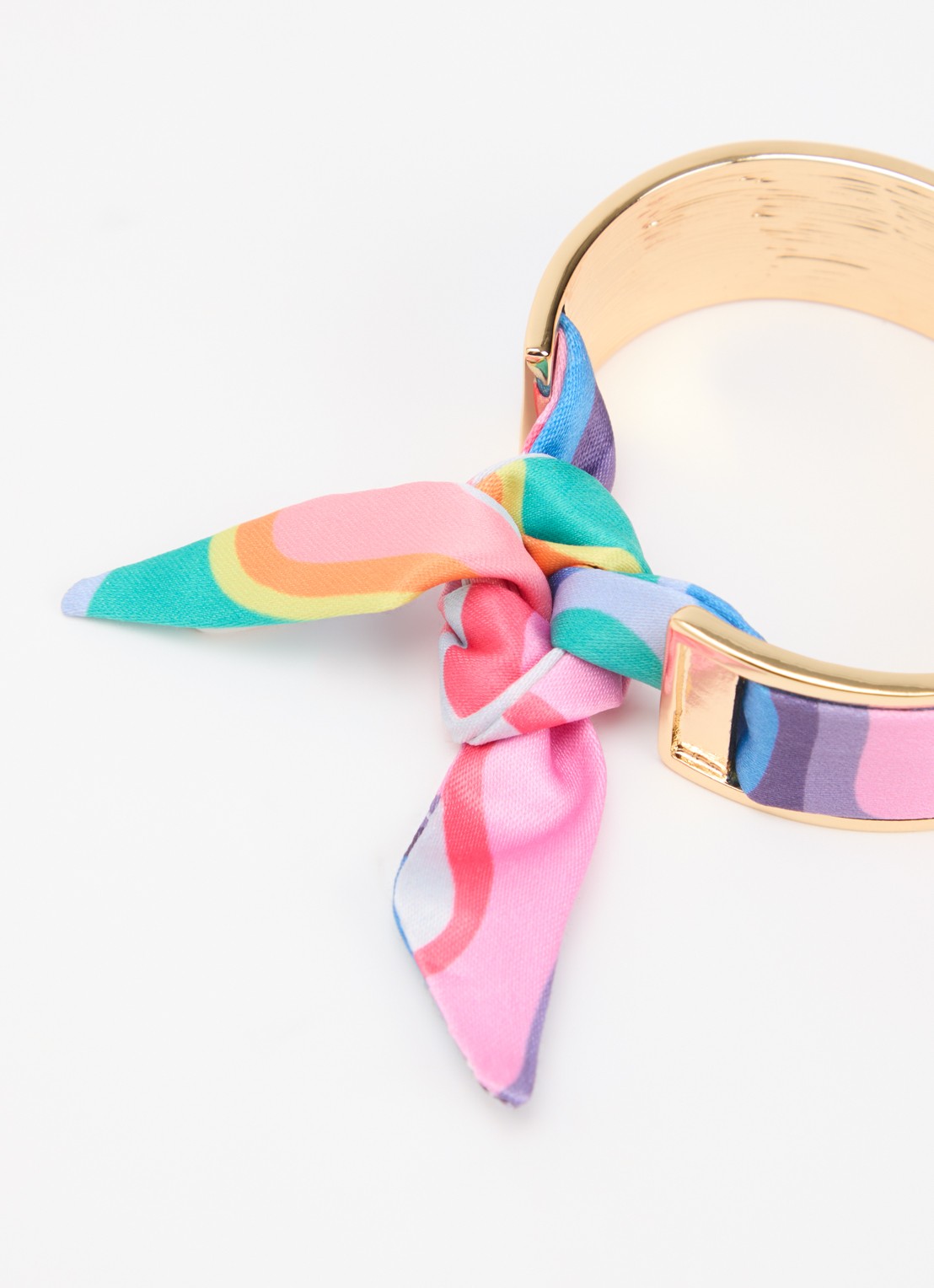 Kurt Geiger Printed Scarf bangle  - detail 3 multicolor