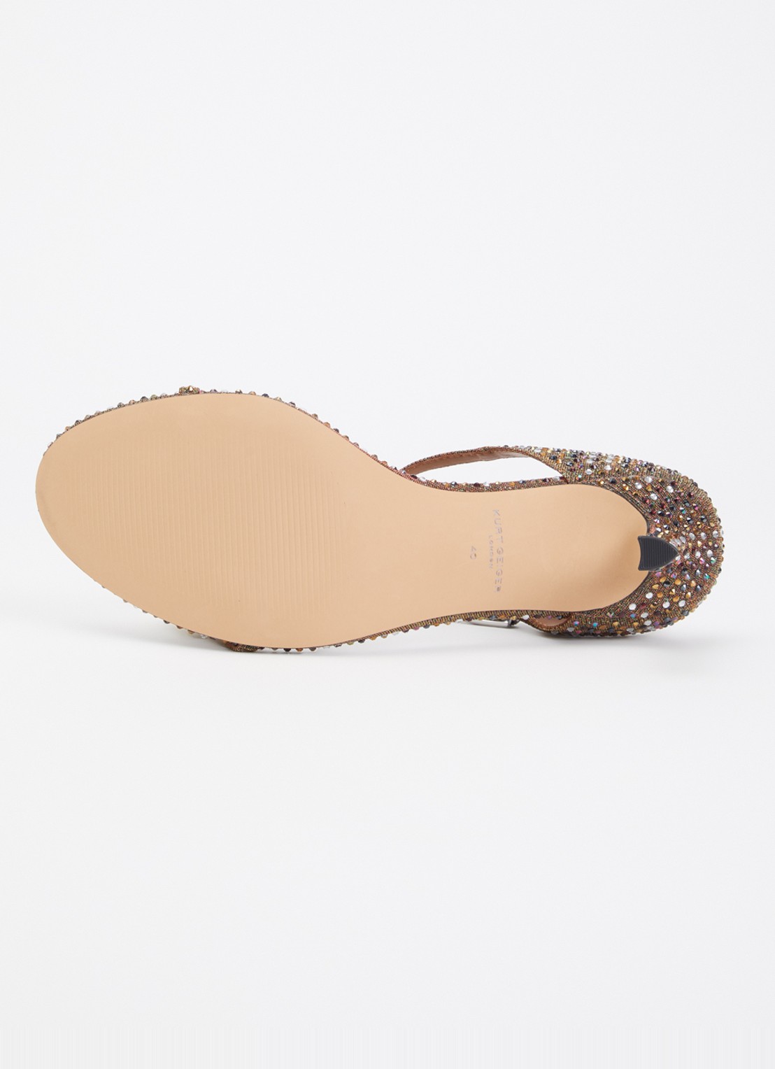 Kurt Geiger Sandalette met strass en gespdetail - detail 5 brons