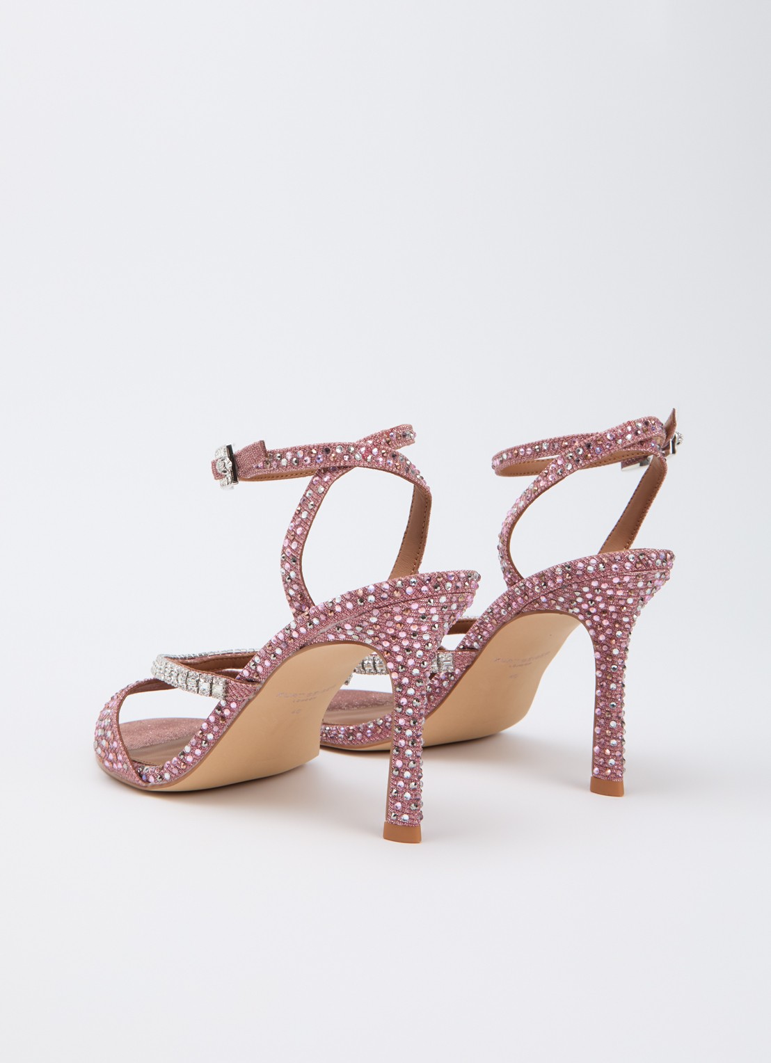 Kurt Geiger Sandalette met strass - achterkant roze