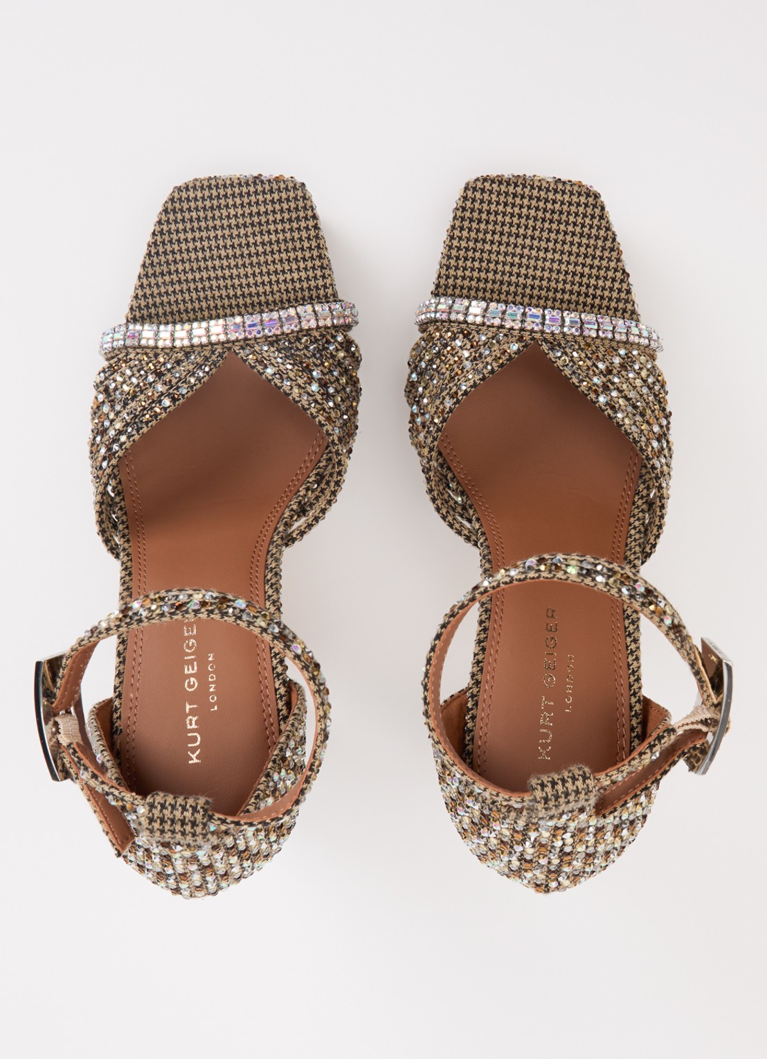 Kurt Geiger Sandalette met strass - detail 3 beige