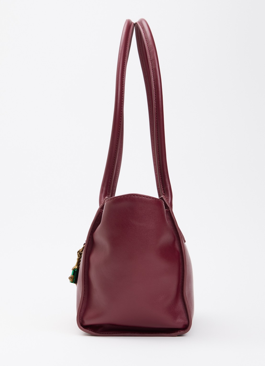Kurt Geiger Sloane shopper van leer - detail 2 bordeauxrood