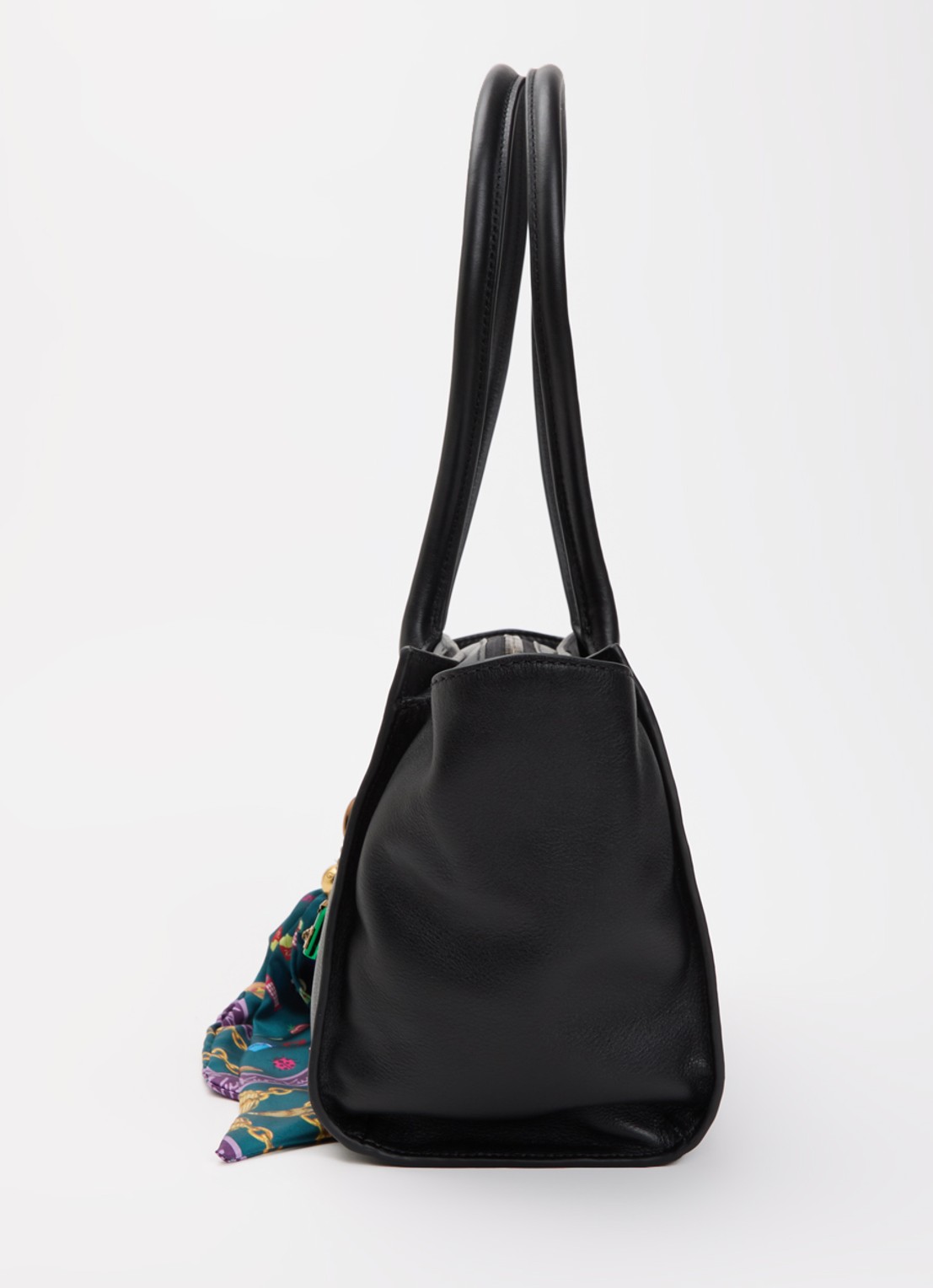 Kurt Geiger Sloane Small shopper van leer - detail 3 zwart
