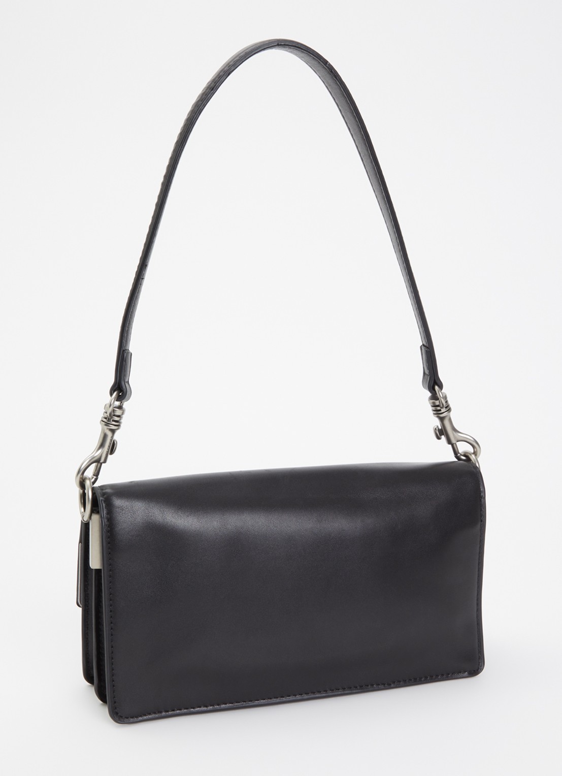 Kurt Geiger Sloane Soft schoudertas van leer met studs - achterkant 2 zwart