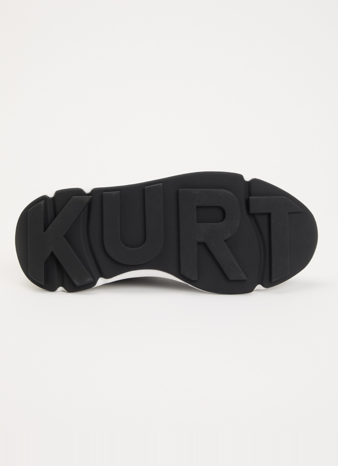 Kurt Geiger Sneaker met gebreid bovenwerk en suède details - detail 3 zwart