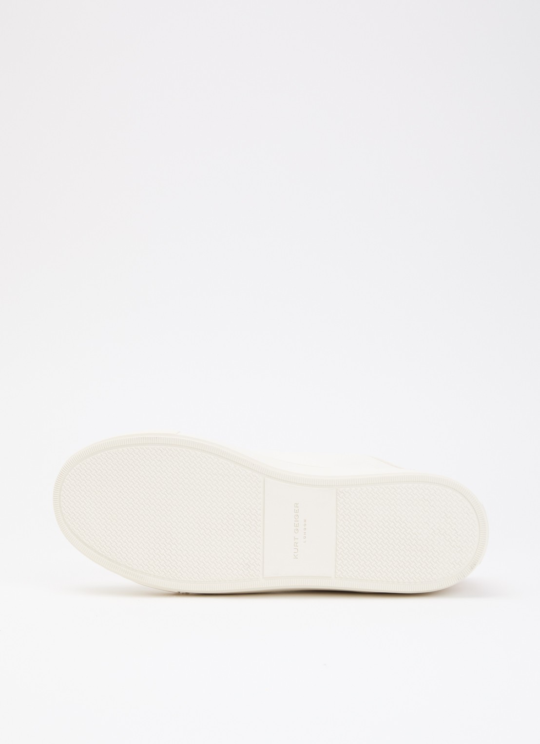 Kurt Geiger Southbank sneaker van leer met logo - detail 3 wit