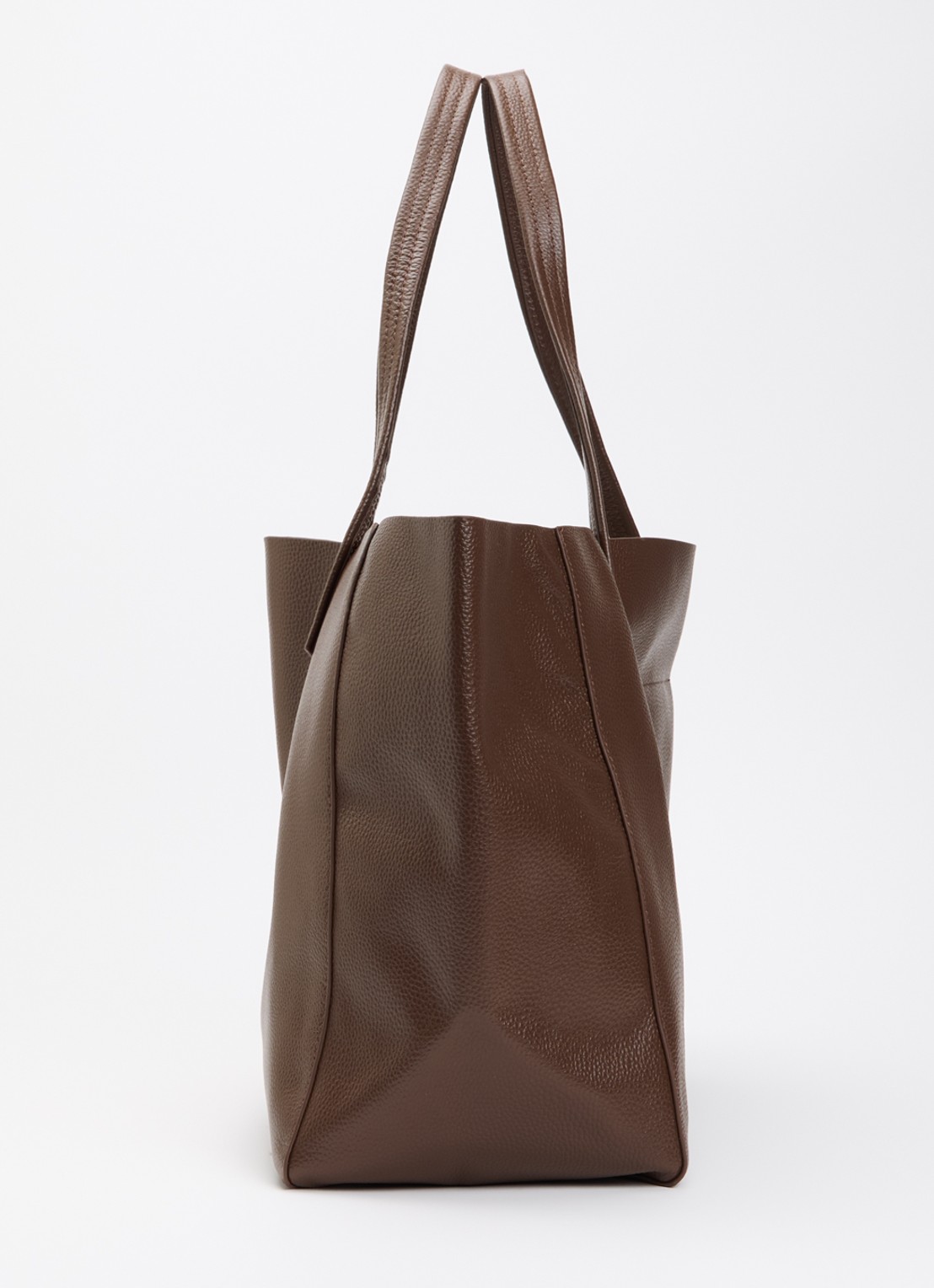 Kurt Geiger Violet Large shopper van leer - detail 3 donkerbruin