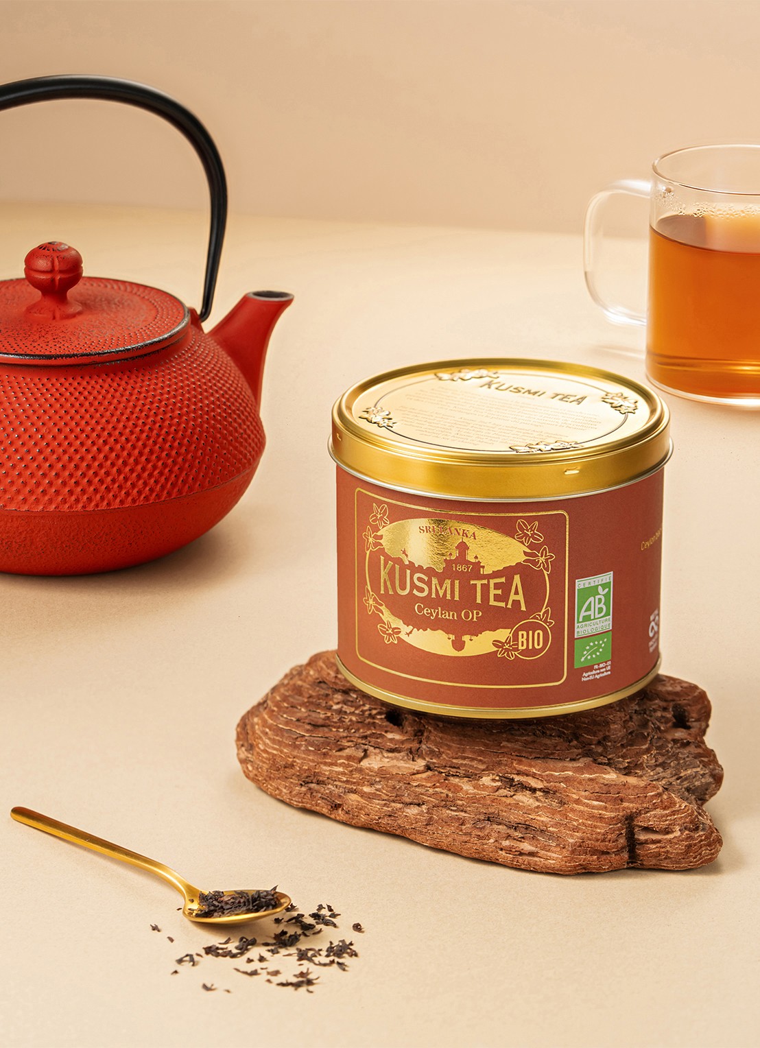 Kusmi Tea  Ceylon losse thee 100 gram - voorkant 2 undefined