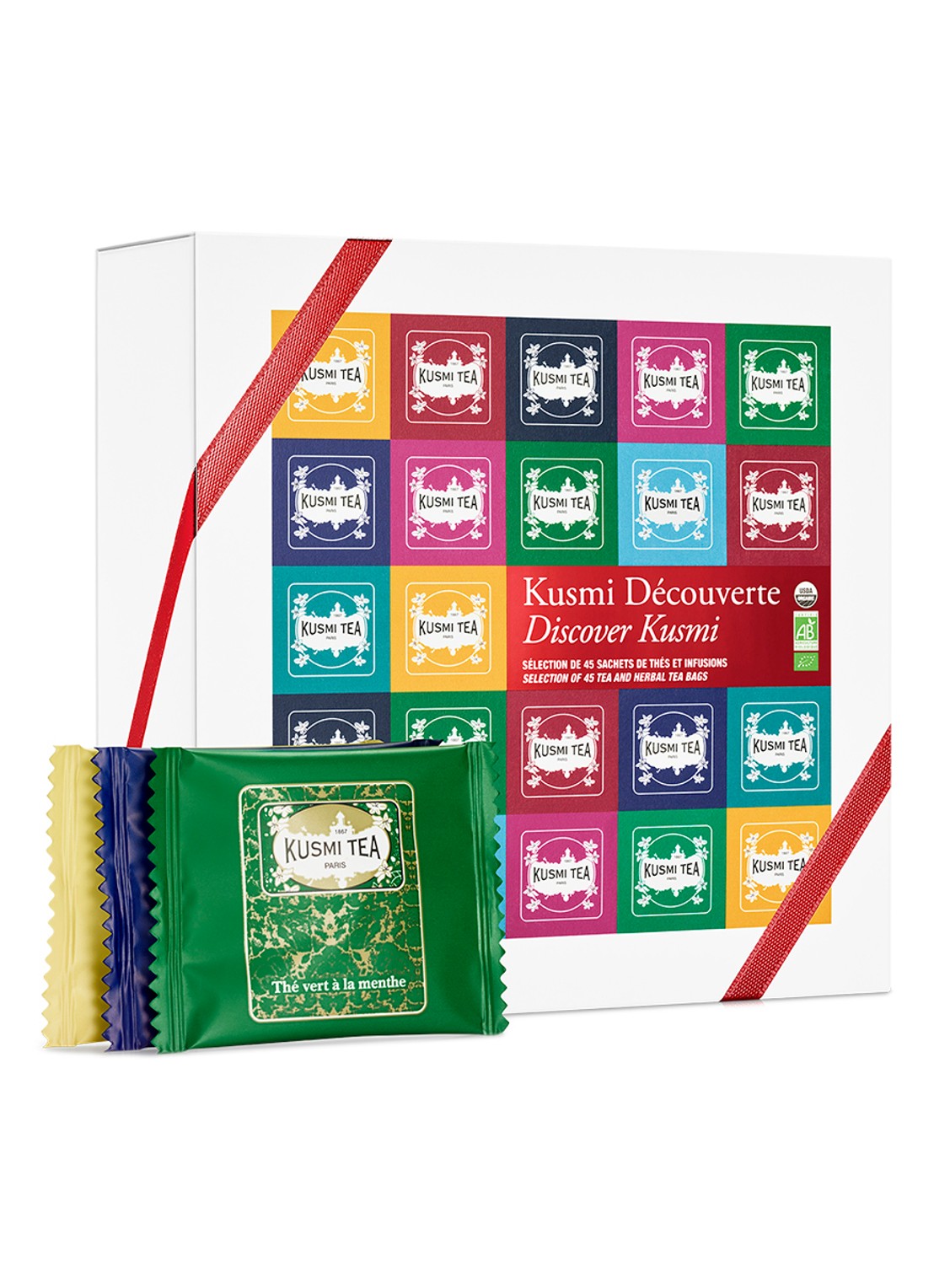 Kusmi Tea Discover Kusmi Gift theeset 45 stuks - detail 3 wit