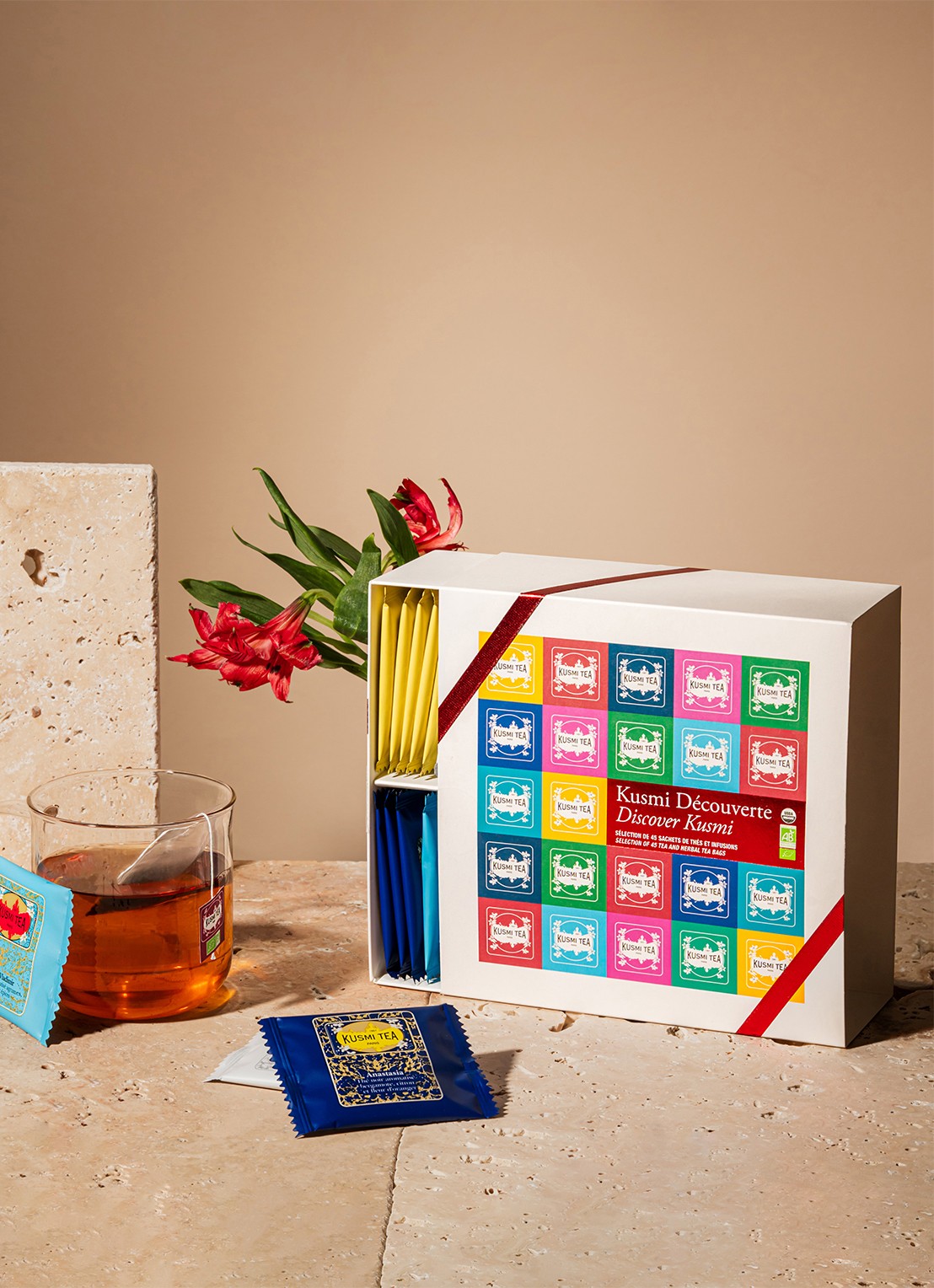 Kusmi Tea Discover Kusmi Gift theeset 45 stuks - detail 4 wit
