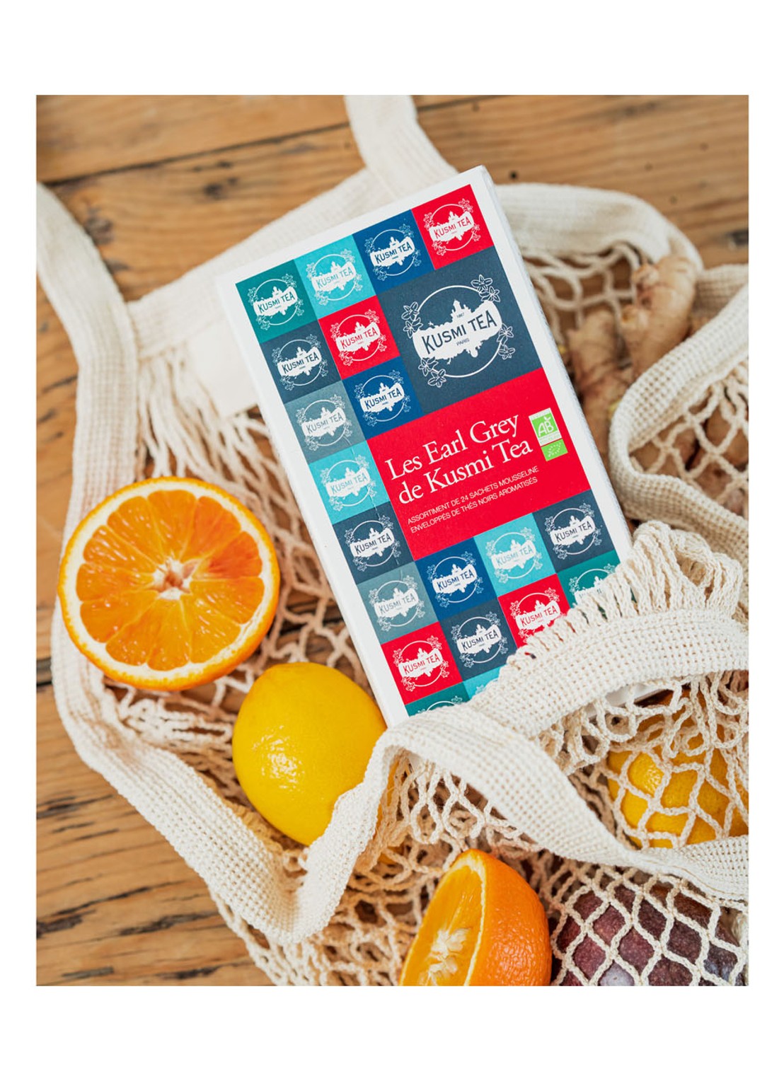 Kusmi Tea Essentials 12 soorten theezakjes 24 stuks 24 x 53 gram - detail multicolor