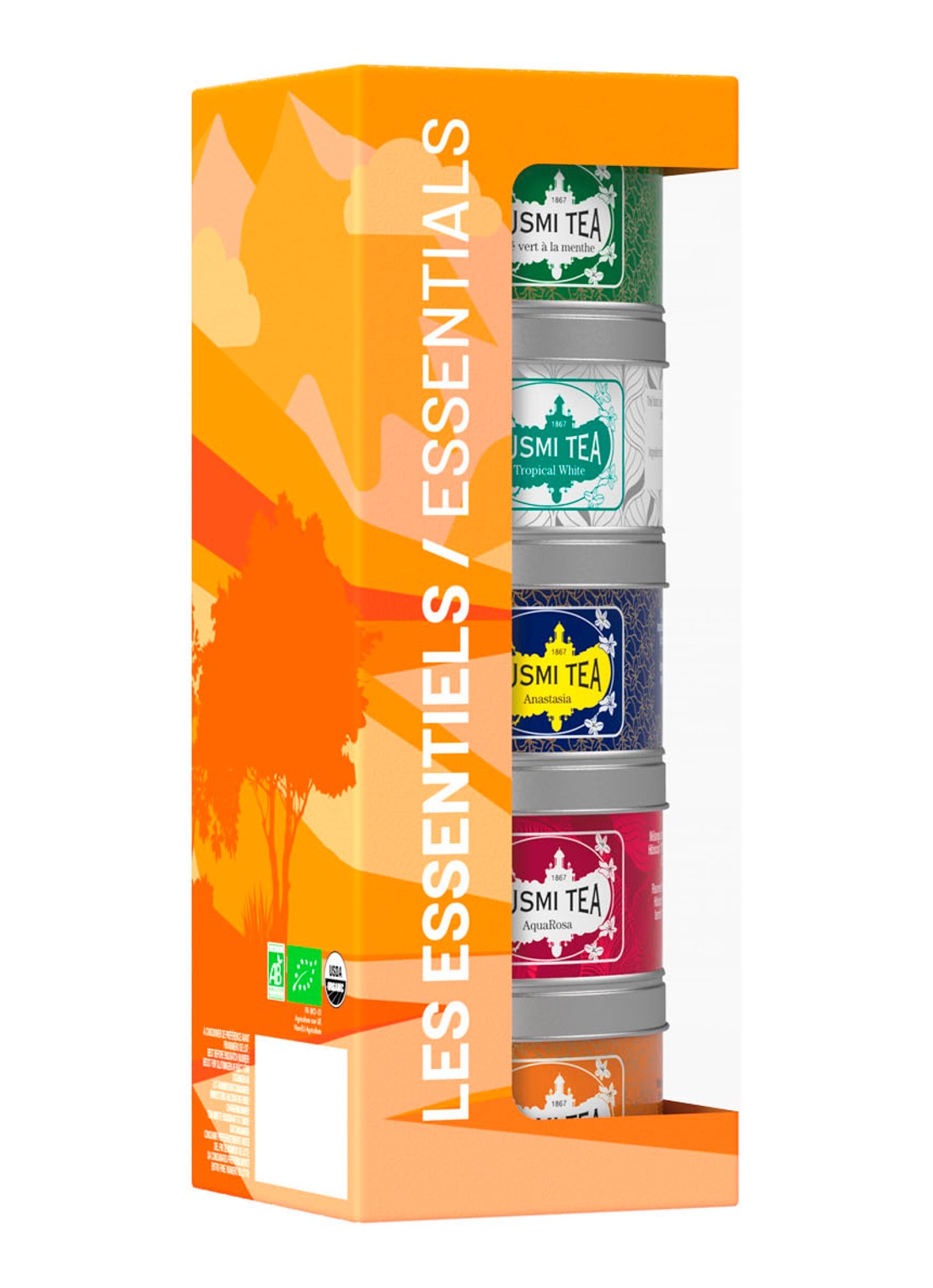 Kusmi Tea Essentials theeset met losse thee 5 x 25 gram - voorkant 2 undefined