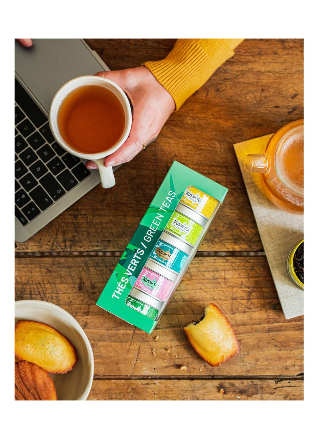 Kusmi Tea Green Teas theeset met losse thee 5 x 25 gram - detail 2 undefined