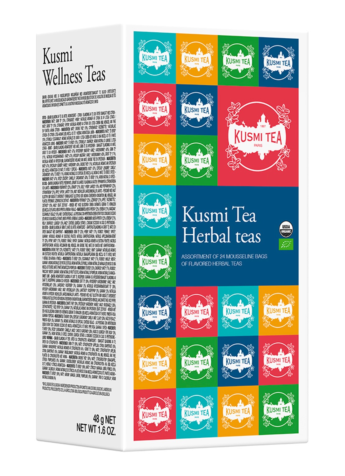 Kusmi Tea  Herbal theezakjes 24 stuks - voorkant undefined