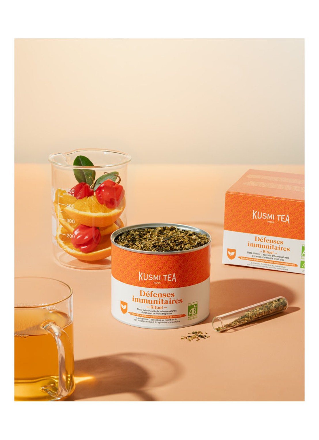 Kusmi Tea  Immune Defense losse thee in blik 100 gram - voorkant 2 undefined