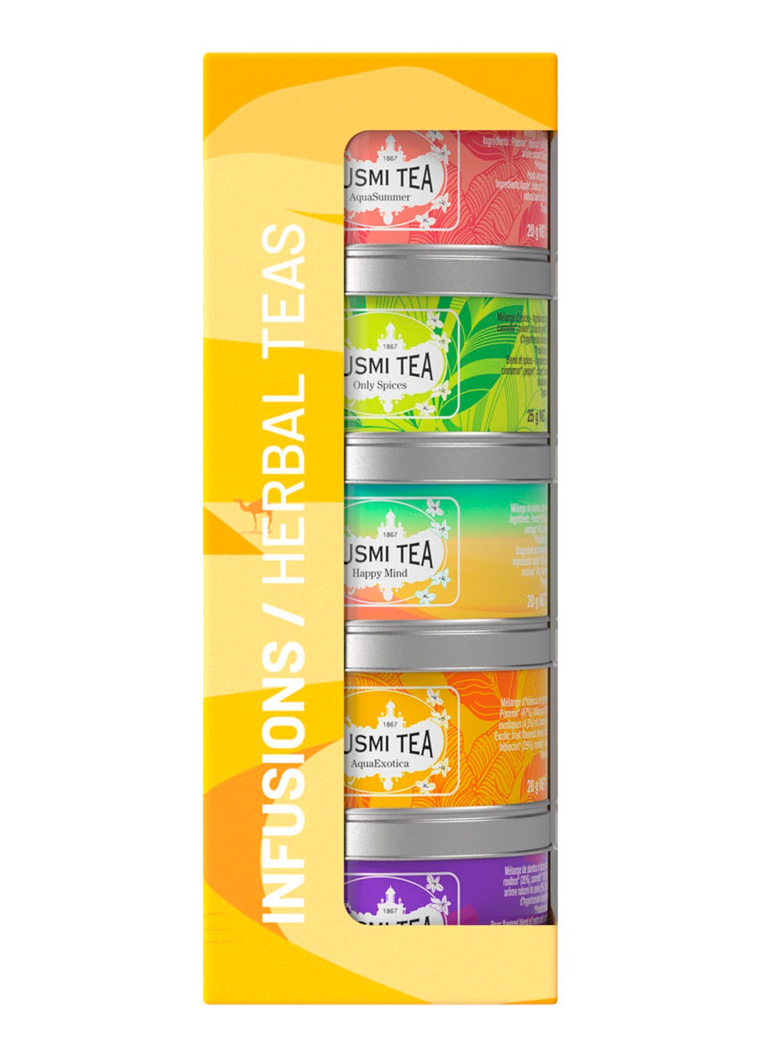 Kusmi Tea  Infusions theeset met losse thee 5 x 25 gram - voorkant 5 undefined