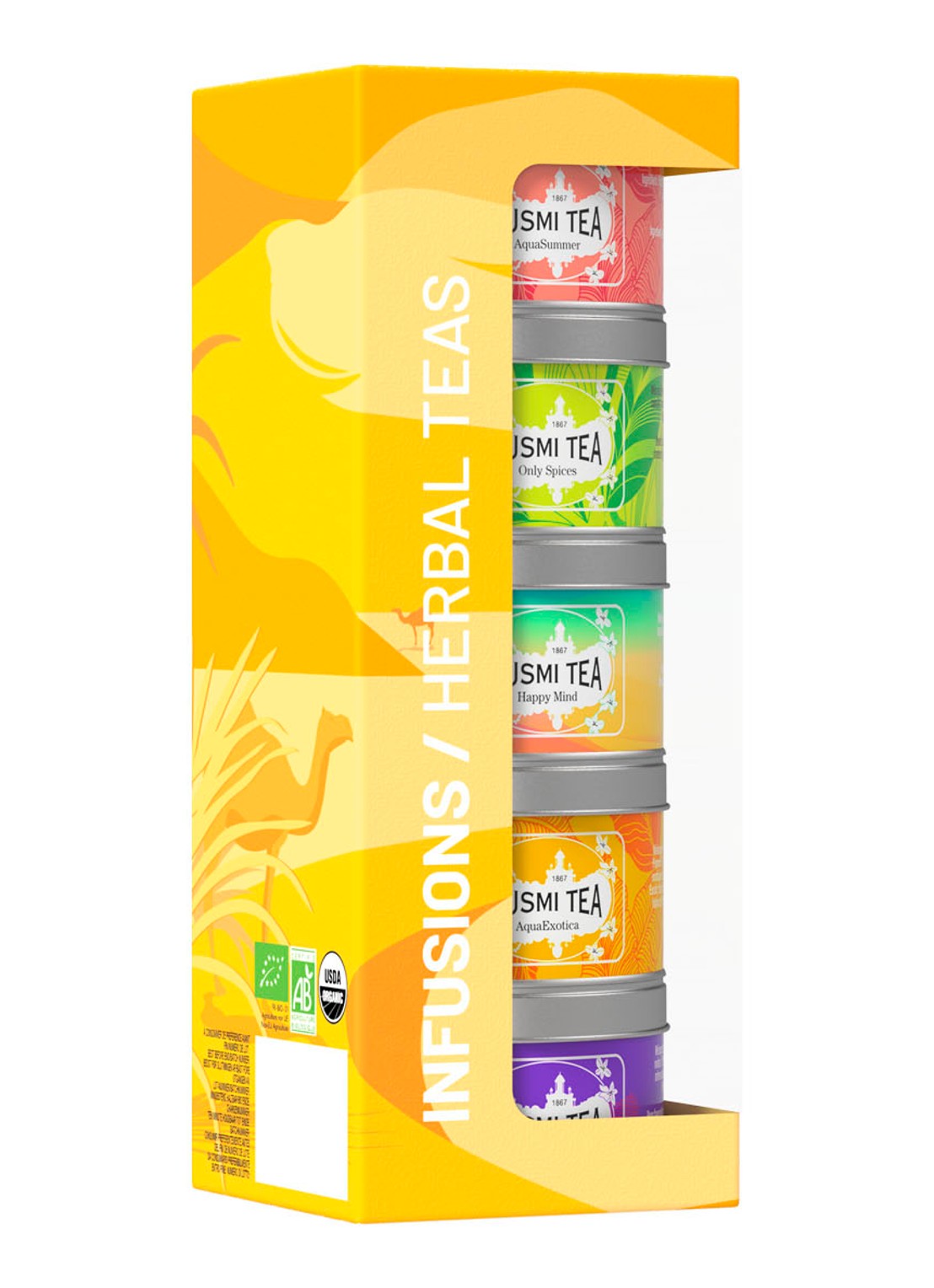 Kusmi Tea  Infusions theeset met losse thee 5 x 25 gram - voorkant 6 undefined