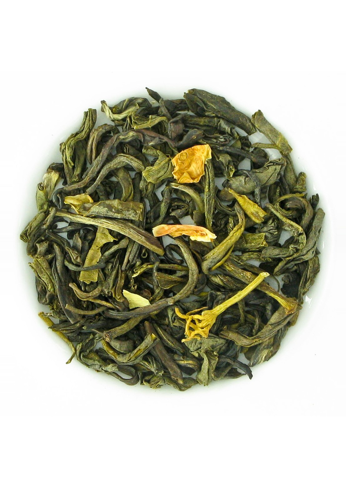Kusmi Tea Jasmine Green losse thee 125 gram - voorkant 2 geel